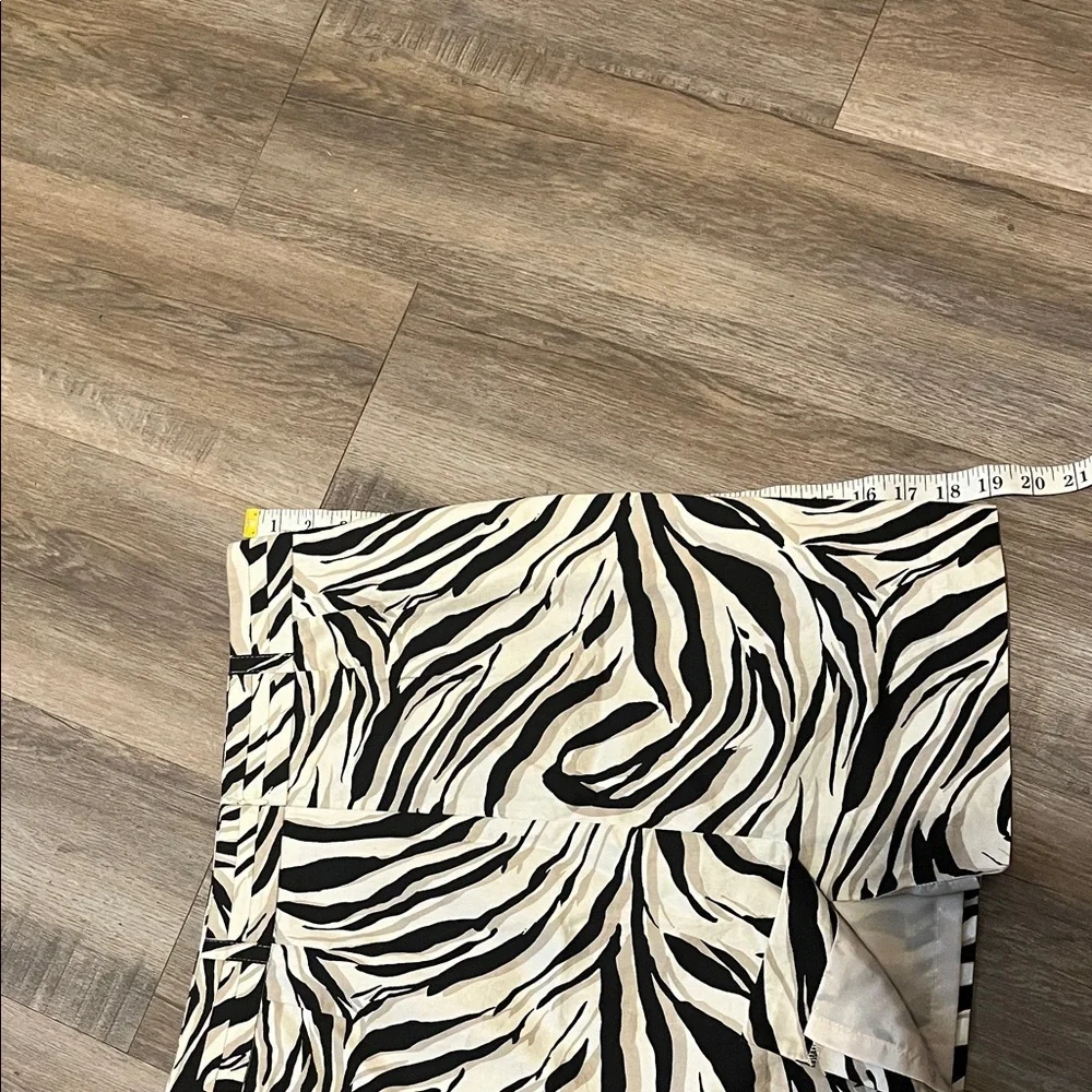 LOFT Zebra Print Pencil Skirt
